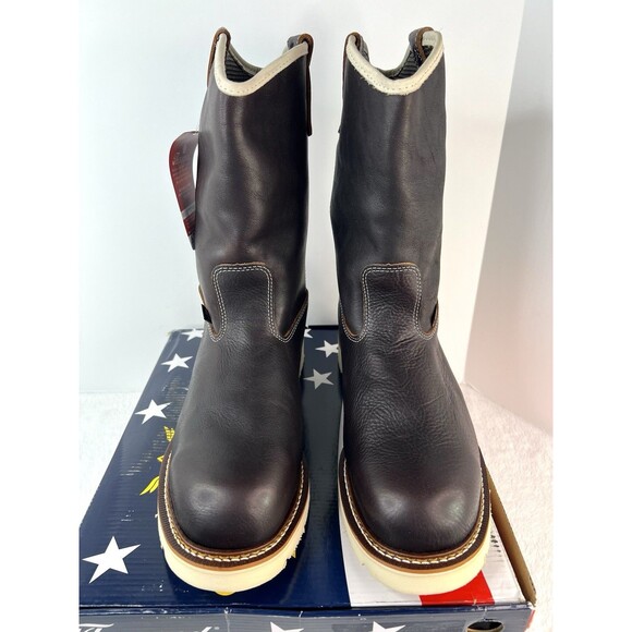 Thorogood Wellington Boots Steel Toe Waterproof Leather 804-4939 Mens 12 EE Wide main image 6